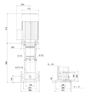 GRUNDFOS CRN45-5-2 A-F-A-E-HQQE 3x400/690 50 HZ
