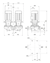 Grundfos In-line pompe TPD 80-150/4 A-F-A-BQQE-JW3