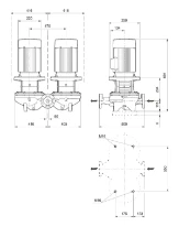 Grundfos In-line pompe TPD 80-170/4 A-F-A-BQQE-KW3