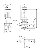 Grundfos In-line pompe TP 100-200/2 A-F-A-BQQE-LX1