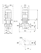 Grundfos In-line pompe TP 100-390/2 A-F-A-BQQE-QW1