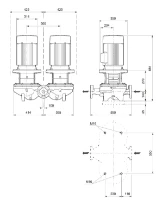 Grundfos In-line pompe TPD 100-250/2 A-F-A-BQQE-NW1