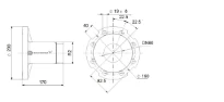 GRUNDFOS Adapter R2 1/2 DN 80 PN16/40 EN 1.4308