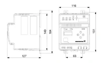 GRUNDFOS MP 204 motor protector