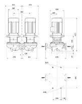 Grundfos In-line pompe TPD 100-410/4 A-F-A-BQQE-QW3