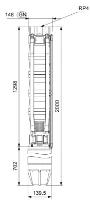 GRUNDFOS SP60- 9B Rp4 6"3X380-415/50 15kW