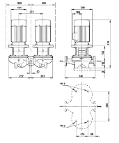 Grundfos In-line pompe TPD 50-160/2 A-F-A-BQQE-GW1