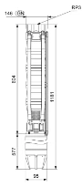 GRUNDFOS SP46- 3C Rp3 4"3X380-415/50 4.0kW