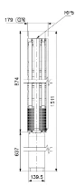 GRUNDFOS SP77- 3 Rp5 6"3X380-415/50 11kW