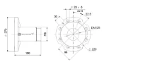 GRUNDFOS Adapter R6 DN 125 PN40 EN 1.4308