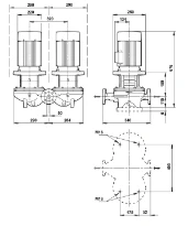 Grundfos In-line pompe TPD 50-360/2 A-F-A-BQQE-KW1