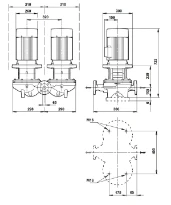 Grundfos In-line pompe TPD 65-410/2 A-F-A-BQQE-MW1