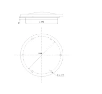 GRUNDFOS Set, Blind flange D178