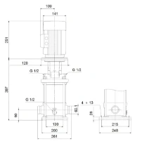 GRUNDFOS CRI20-1 A-P-A-E-HQQE 3x230/400 50 HZ