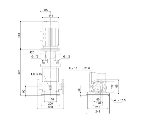 GRUNDFOS CRN20-1 A-FGJ-A-E-HQQE 3x230/400 50 HZ