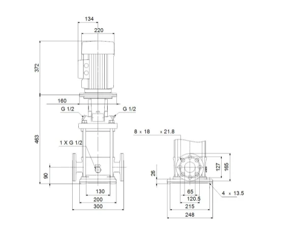 GRUNDFOS CRI20-3 A-FGJ-A-E-HQQE 3x400D 50 HZ