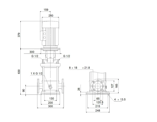 GRUNDFOS CRN20-6 A-FGJ-A-E-HQQE 3x400/690 50 HZ