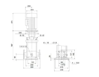 GRUNDFOS CRN20-8 A-FGJ-A-E-HQQE 3x400/690 50 HZ
