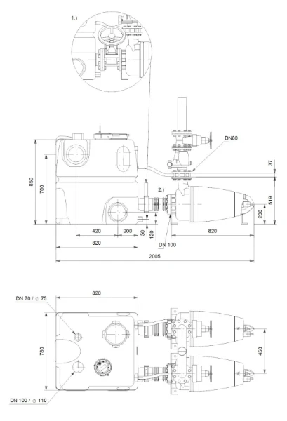 GRUNDFOS MD1.80.80.30.4.50D/450.SE