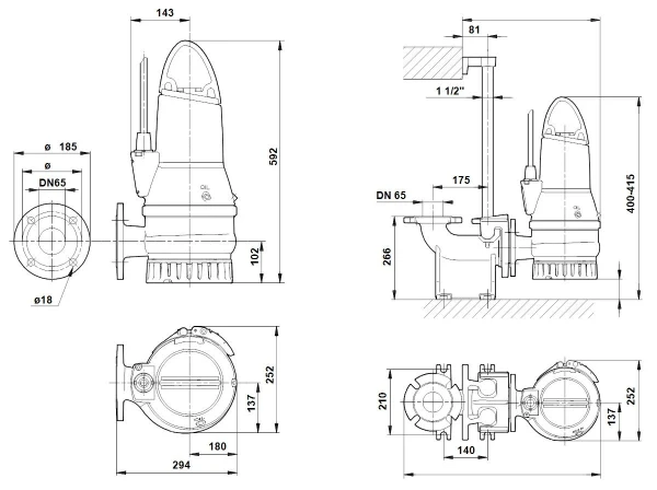 GRUNDFOS DP10.65.26.2.50B