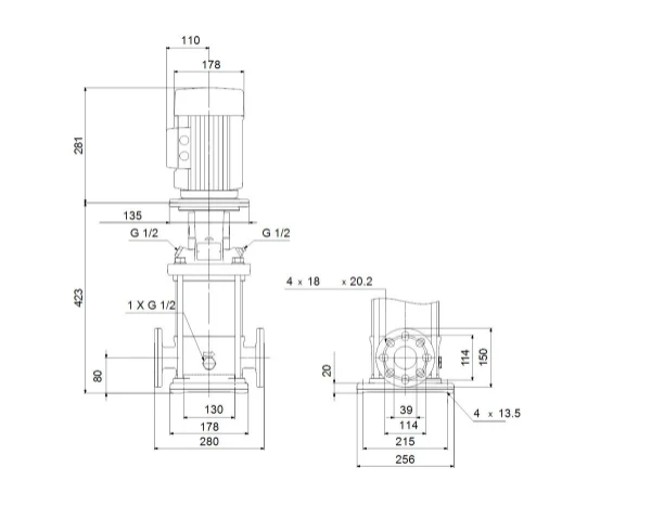 GRUNDFOS CR10-4 A-FJ-A-E-HQQE 3x230/400 50 HZ