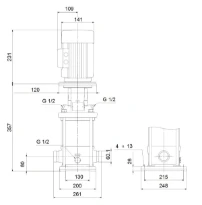 GRUNDFOS CRI10-2 A-P-A-E-HQQE 3x230/400 50 HZ