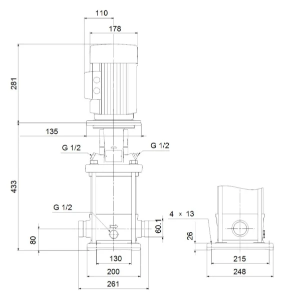 GRUNDFOS CRI10-4 A-P-A-E-HQQE 3x230/400 50 HZ