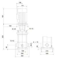 GRUNDFOS CRN10-1 A-P-A-E-HQQE 3x230/400 50 HZ