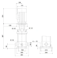 GRUNDFOS CRN10-3 A-P-A-E-HQQE 3x230/400 50 HZ