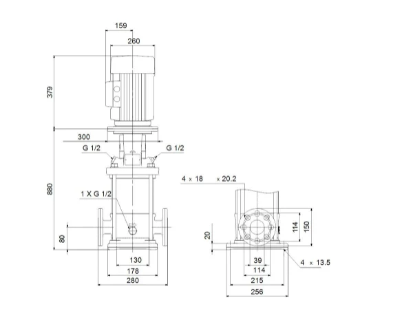 GRUNDFOS CR10-18 A-FJ-A-E-HQQE 3x400/690 50 HZ