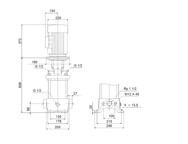 GRUNDFOS CR10-10 A-A-A-E-HQQE 3x400D 50 HZ
