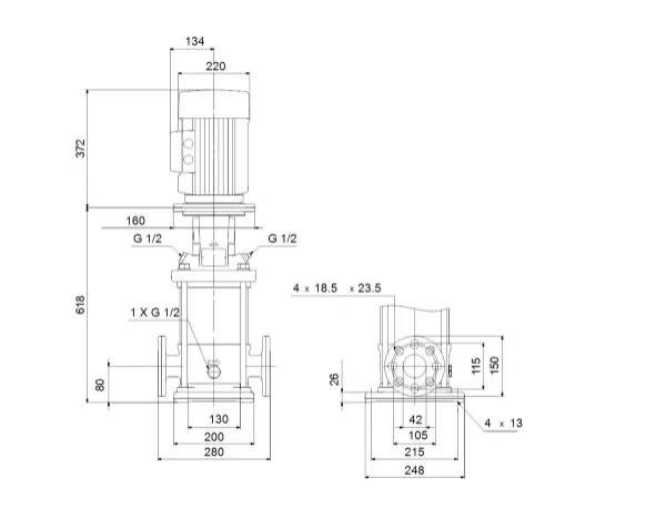 GRUNDFOS CRI10-10 A-FGJ-A-E-HQQE 3x400D 50 HZ
