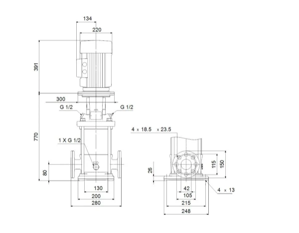 GRUNDFOS CRI10-14 A-FGJ-A-E-HQQE 3x400D 50 HZ