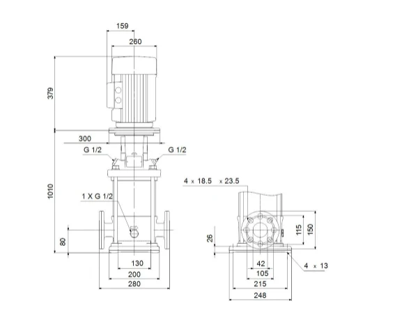 GRUNDFOS CRI10-22 A-FGJ-A-E-HQQE 3x400/690 50 HZ