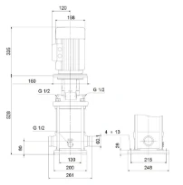 GRUNDFOS CRI10-7 A-P-A-E-HQQE 3x400D 50 HZ