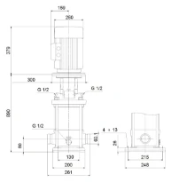 GRUNDFOS CRI10-18 A-P-A-E-HQQE 3x400/690 50 HZ