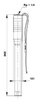 GRUNDFOS SQF 3A-10 Rp 1 1/4 cpl.
