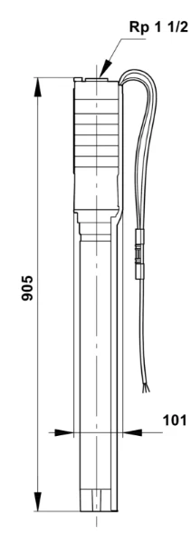 GRUNDFOS SQF 5A-7 Rp 1 1/2 cpl.