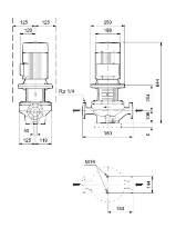 Grundfos In-line pompe TP 80-180/2 A-F-A-BQQE-JW1