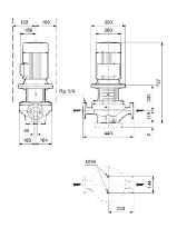 Grundfos In-line pompe TP 80-250/2 A-F-A-BQQE-MW1