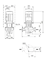 Grundfos In-line pompe TP 80-520/2 A-F-A-BQQE-PW1