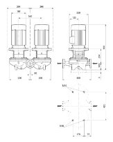 Grundfos In-line pompe TPD 80-180/2 A-F-A-BQQE-JW1