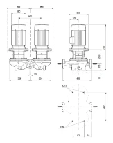 Grundfos In-line pompe TPD 80-250/2 A-F-A-BQQE-MW1
