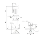 GRUNDFOS CRI15-1 A-FGJ-A-E-HQQE 3x230/400 50 HZ