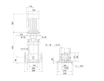 GRUNDFOS CRN15-2 A-FGJ-A-E-HQQE 3x230/400 50 HZ