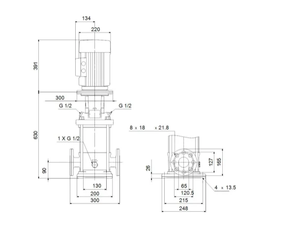 GRUNDFOS CRI15-6 A-FGJ-A-E-HQQE 3x400D 50 HZ