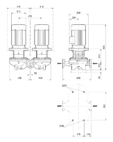 Grundfos In-line pompe TPD 80-520/2 A-F-A-BQQE-PW1