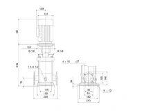 GRUNDFOS CRI1-5 A-FGJ-A-E-HQQE 3x230/400 50HZ