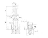 GRUNDFOS CRI1-8 A-FGJ-A-E-HQQE 3x230/400 50HZ