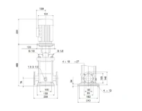 GRUNDFOS CRI1-13 A-FGJ-A-E-HQQE 3x230/400 50HZ